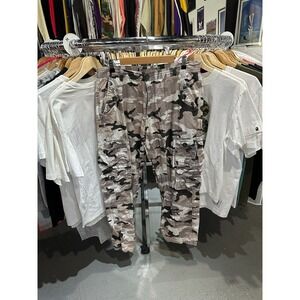 Vintage 90s PJ Mark Pink Gray Camo Camouflage Cargo Pants Size 38